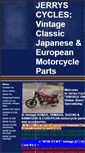 Mobile Screenshot of jerryscycles.com